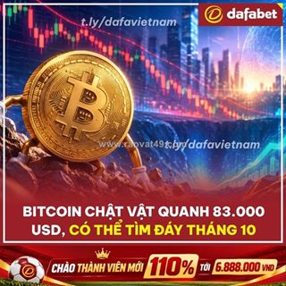 Bitcoin chật vật quanh 83.000 usd: đã tạo đáy tháng 10?