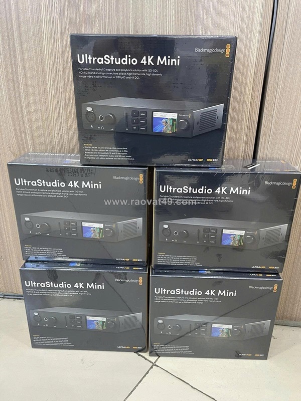 Blackmagic ultrastudio 4k mini – thiết bị ghi hình & phát video chuyên nghiệp