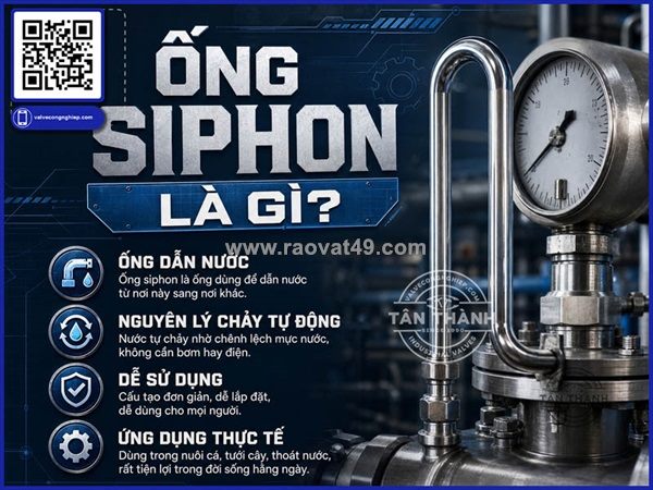 Bố trí cụm ống siphon – van – đồng hồ đo áp suất: những điểm dễ sai khi lắp đặt