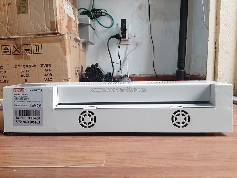Bosser eh-450 – máy ép plastic gọn nhẹ, bảo vệ tài liệu hiệu quả!