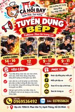 Cá hồi bay tuyển dụng nhân viên q. gò vấp