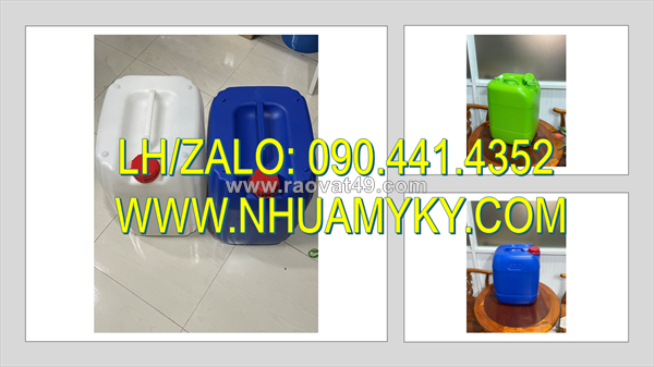 Can đựng hóa chất 24 lít tại bình thạnh, xưởng can nhựa 25 lít dày đựng hóa chất tại bình chánh, cần