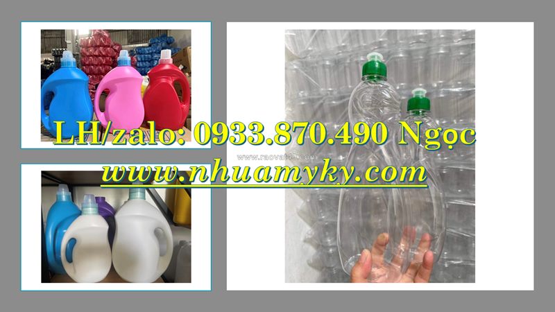 Can nhựa 1 lít đựng hóa chất nông nghiệp, can nhựa 2 lít đựng dung dịch, bình nhựa 5 lít đựng hóa ch