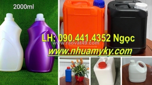 Can nhựa 1 lít đựng hóa chất y tế, can nhựa 2 lít đựng dung dịch khử trùng dụng cụ, phòng khám chữa bệnh