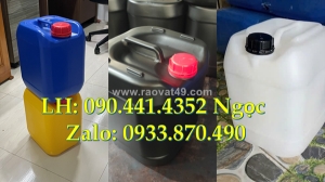 Can nhựa 24 lít đựng dầu hôi, can nhựa 25 lít trắng đựng hóa chất, can nhựa 30l đựng chất thải công nghiệp