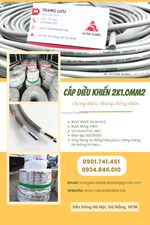 Cáp điều khiển 2x1.0mm2 altek kabel sẵn đà nẵng, hà nội, sài gòn