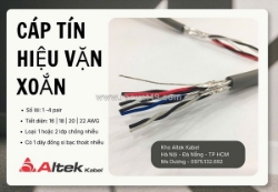 Cáp tín hiệu vặn xoắn altek kabel