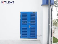 Cấu tạo cửa chớp thép sky light có gì đặc biệt?