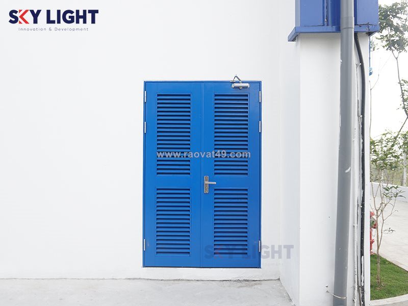 Cấu tạo cửa chớp thép sky light có gì đặc biệt?