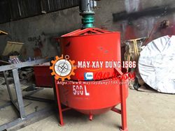 Thùng trộn vữa 2 tầng cho máy bơm sika