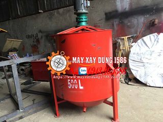 Thùng trộn vữa 2 tầng cho máy bơm sika