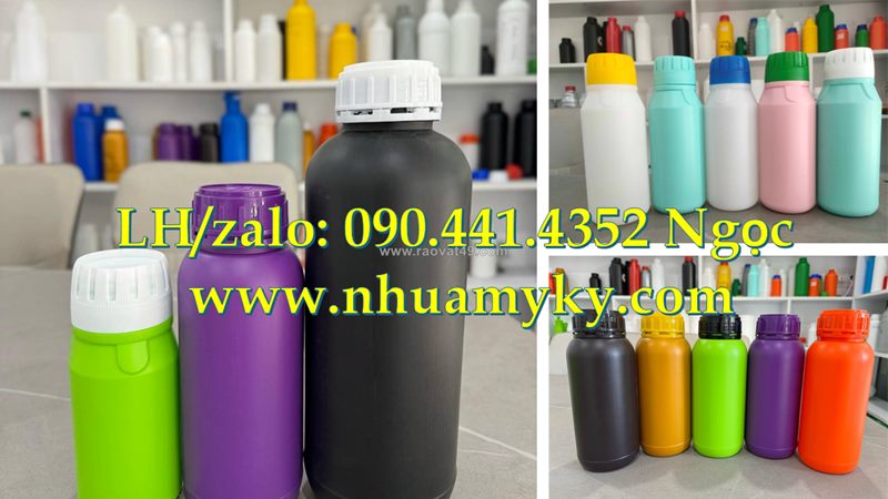 Chai thủy tinh 1 lít chống ánh sáng, chai thủy tinh 500ml đựng hóa chất chịu nhiệt