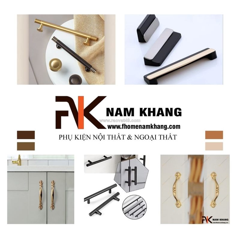 Chạm vào sự tinh tế với những mẫu tay nắm tủ cao cấp