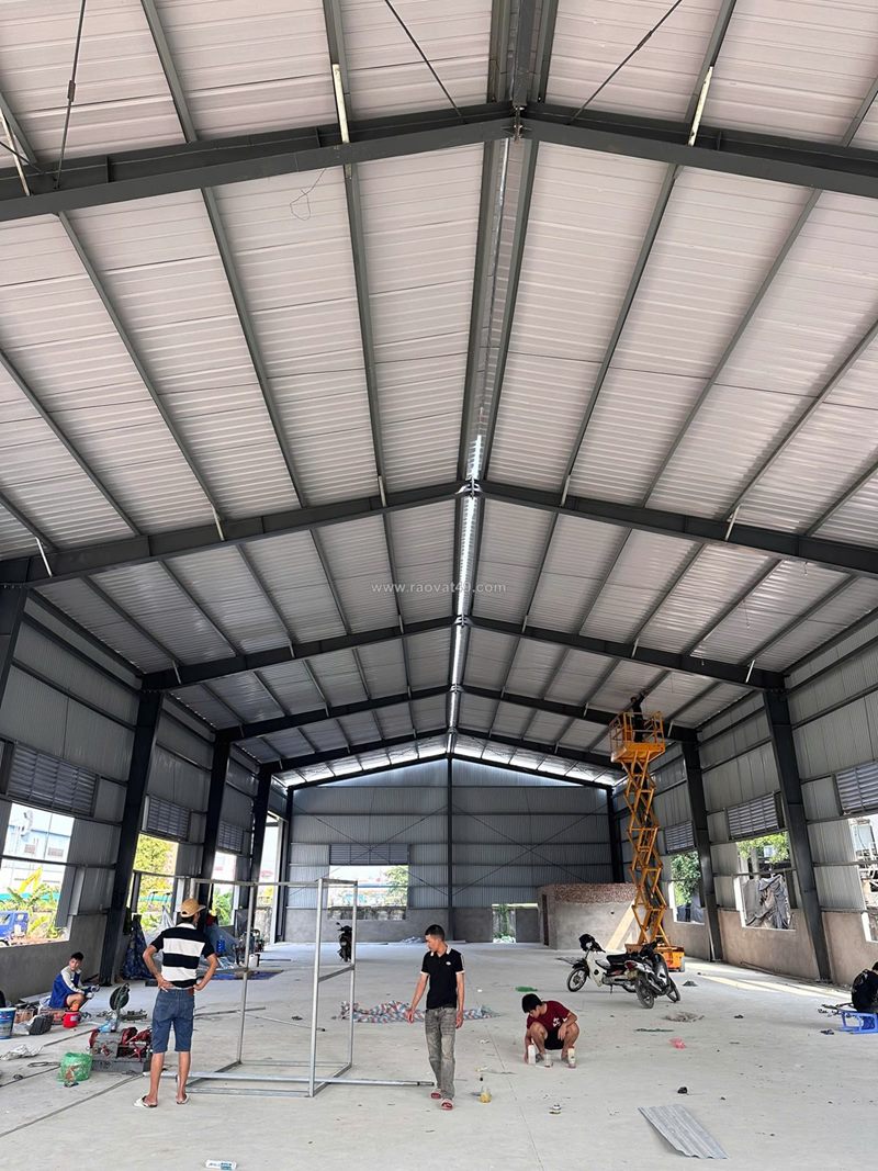 Cho thuê 800m² nhà xưởng xây dựng mới 100% tại kcn quang minh , mê linh, hà nội