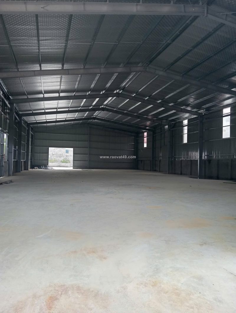 Cho thuê kho xưởng 1300m² tại ql2 phù lỗ, sóc sơn - xe container đỗ cửa, điện 3 pha