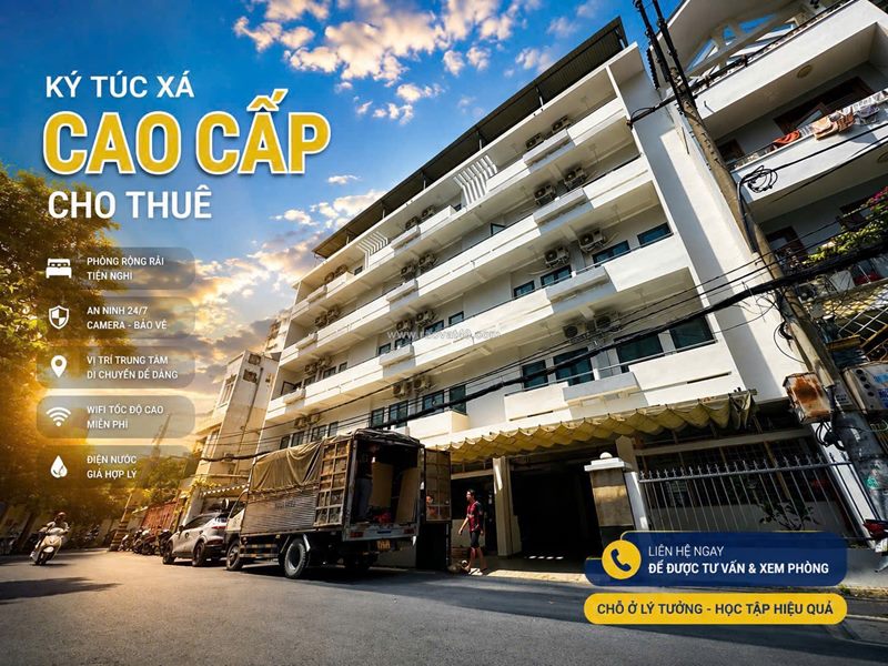 Cho thuê ký túc xá 2tr full mọi chi phí và đồ tại q1