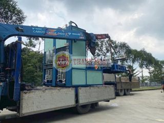 Cho thuê xe cẩu vận chuyển tủ điện kcn tân bình an toàn
