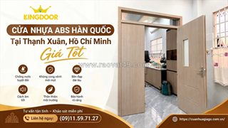 Cửa nhựa abs hàn quốc tại thạnh xuân, hồ chí minh