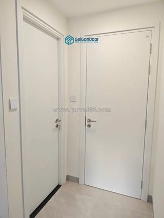 Cửa nhựa composite trắng - sáng không gian, dễ phối nội thất