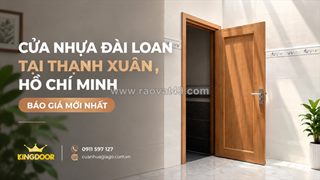 Cửa nhựa đài loan tại thạnh xuân | báo giá mới nhất