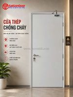 Cửa thép chống cháy saigondoor – lá chắn an toàn, vững vàng cho mọi công trình
