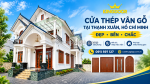 Cửa thép vân gỗ tại thạnh xuân, hồ chí minh | đẹp, bền, chắc