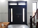 Cửa thép vân gỗ tại xã bắc tân uyên (bình dương cũ)