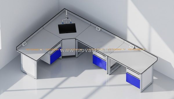 Thiết kế lắp đặt bàn thí nghiệm có bồn rửa phòng lab workbench with sink nhà thầu chuyên nghiệp