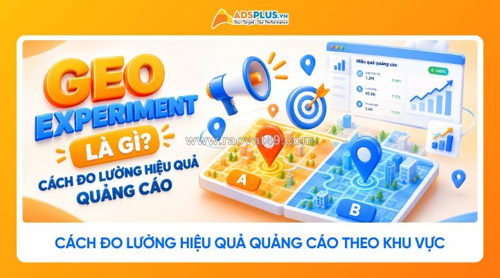 Geo experiment là gì? cách đo lường hiệu quả quảng cáo theo khu vực