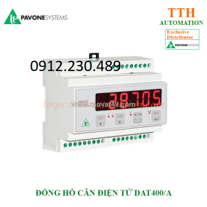 Đầu cân điện tử pavone dat400/a analog tích hợp sẵn 3 cổng truyền thông usb, rs232 và rs485/rs422