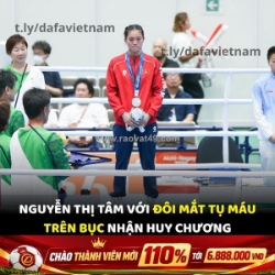 Đôi mắt bầm tím, nhưng đó là ánh mắt của một chiến binh!