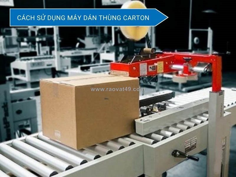 Đơn vị cung cấp máy dán thùng carton bán tự động