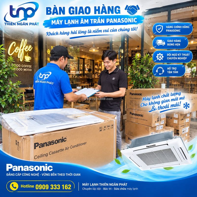 Máy lạnh âm trần panasonic chính hãng – giá tốt, cung cấp và lắp đặt chuyên nghiệp