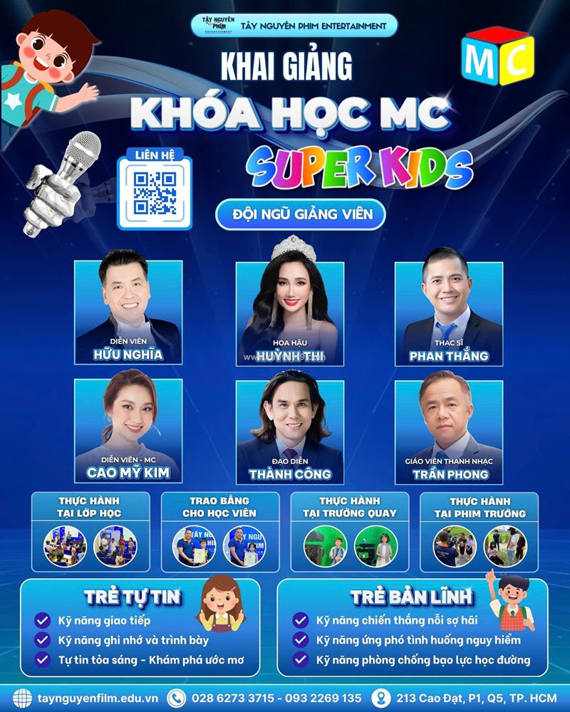Khóa học mc – tự tin giao tiếp, tỏa sáng trước đám đông cho bé 2026