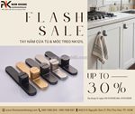 Flash sale đặc biệt - săn ngay tay nắm cửa tủ, móc treo tường nk121l