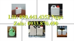 Gía can nhựa 1 lít đựng axit đậm đặc, can nhựa 2 lít đựng hóa chất loãng, can nhựa 5 lít đựng hóa chất