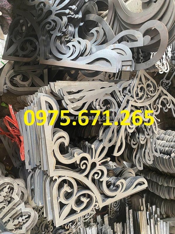 Gia công cắt hoa cnc trang trí theo yêu cầu