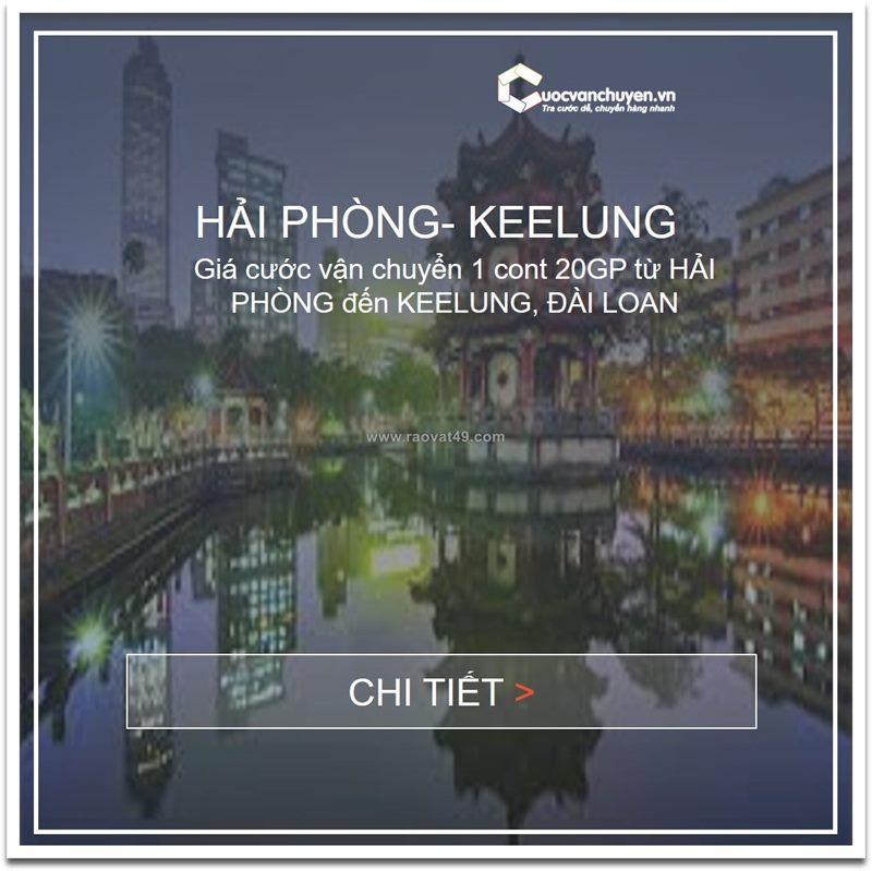 Giá cước vận chuyển từ hải phòng đi đài loan