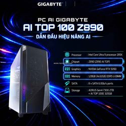 Gigabyte ai top 100 z890 – pc ai hiệu năng cực khủng!
