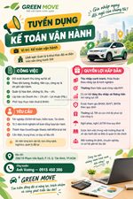 Green move tuyển dụng – kế toán vận hành