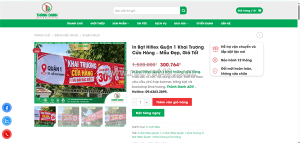 In bạt khai trương cửa hàng quận 1 – màu sắc nổi bật, giá hợp lý