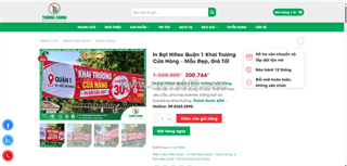 In bạt khai trương cửa hàng quận 1 – màu sắc nổi bật, giá hợp lý