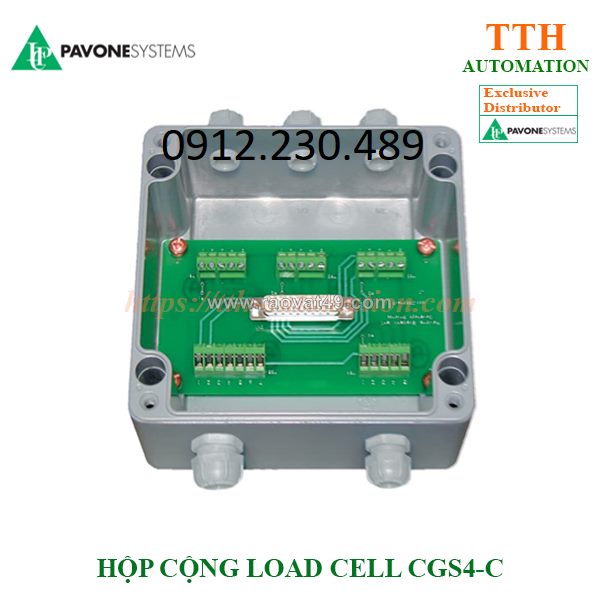 Juntion box hộp cộng load cell cgs4-c hợp kim nhôm đúc