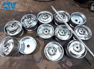 Khắc phục hư hỏng ruột buồng bơm trục đứng công suất lớn