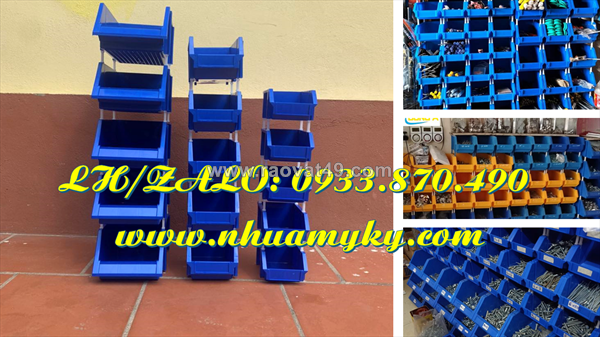 Khay nhựa đựng linh kiện cơ khí, khay đựng dụng cụ kĩ thuật, kệ nhựa đựng dụng cụ sản xuất