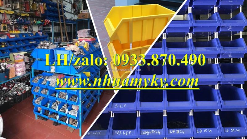 Khay nhựa đựng linh kiện giá sỉ, kệ nhựa đựng phụ tùng sửa xe, khay nhựa đựng dụng cụ cơ khí
