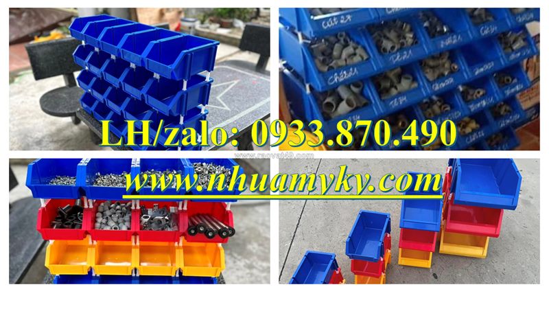 Khay nhựa đựng linh kiện giá sỉ, kệ nhựa đựng phụ tùng sửa xe, khay nhựa đựng dụng cụ cơ khí