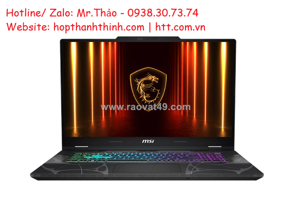 Laptop msi cyborg 15 b2rwfkg-048vn – sức mạnh core 7, card đồ họa rtx 5060 gddr7 mới nhất thống trị mọi tựa game