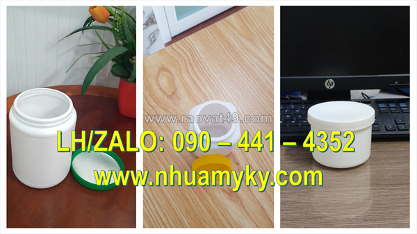 Lọ nhựa 50ml đựng màu nước, hủ nhựa 100g đựng gel dưỡng da, hủ nhựa 250g đựng keo, mỡ bò
