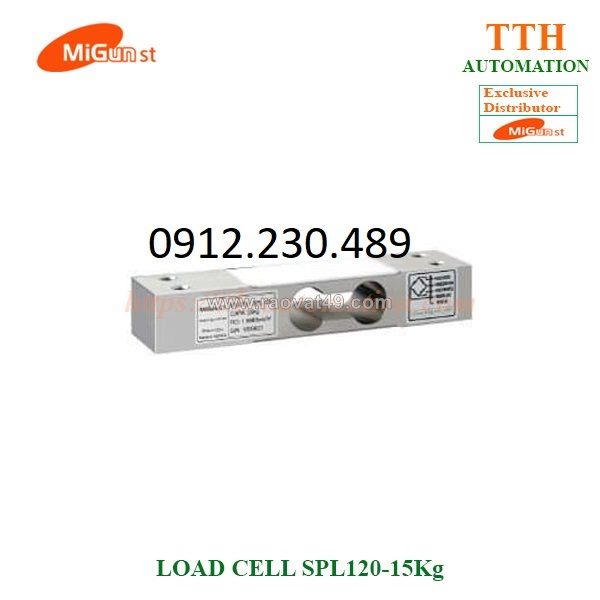 Load cell cảm biến trọng lượng migun spl120-15kg dễ dàng lắp đặt độ ổn định cao, chi phí hợp lý